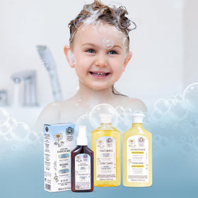 Intea bottles in hand for size comparison and easy family use