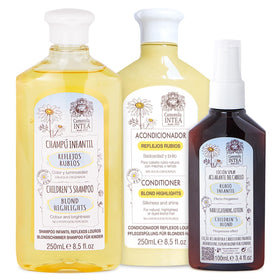 Intea camomila front packaging showing full kids lightener kit and benefits