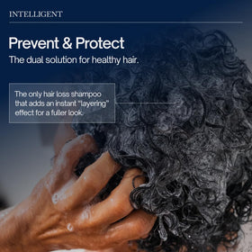 Intelligent Shop shampoo lather texture demonstrating gentle, volumizing foam