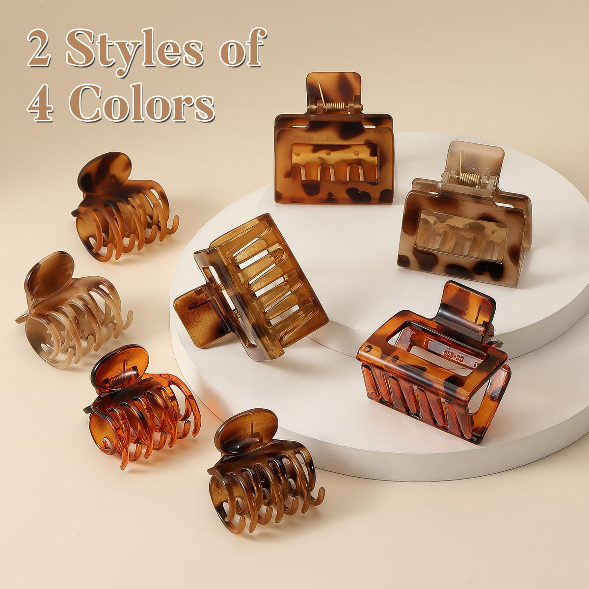 Interesse medium rectangular clip close-up highlighting sturdy build and glossy finish