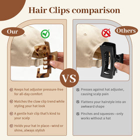 Interesse hand holding clip for scale showing large size benefit