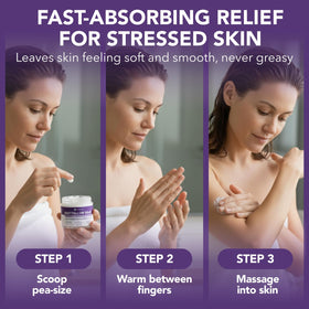 Intimate Rose balm used in nighttime face routine to restore moisture