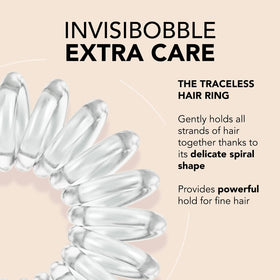 invisibobble close-up spiral texture highlighting gentle, even grip benefit