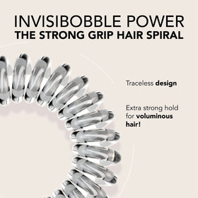 invisibobble close-up of spiral coil highlighting smooth finish and grip