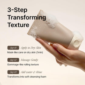 inyoe rich foam lather demonstrating creamy rinse-off benefit