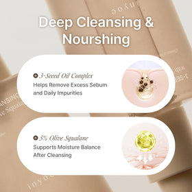 inyoe emulsified milky lather on palm showing easy rinsing and no residue