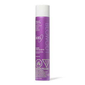 ion front packaging showing 10 oz can and label for quick styling benefit