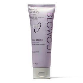 ion front packaging showing lightweight shine creme and product benefit