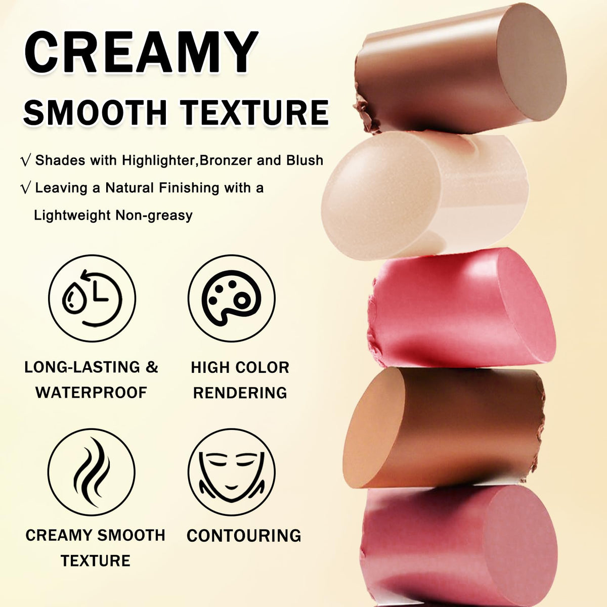 IONSGAKO before and after contour comparison showing visible dimension without cakiness