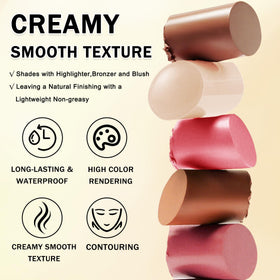IONSGAKO before and after contour comparison showing visible dimension without cakiness
