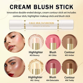 IONSGAKO creamy texture swatches showing blendable pigments and buildable coverage