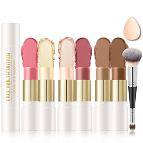 IONSGAKO front packaging showing six cream contour sticks and compact kit benefit