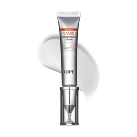 IOPE front packaging showing compact vitamin C cream for brightening