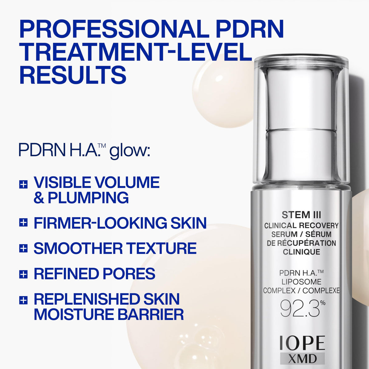IOPE dropper detail highlighting precise dispensing and concentrated formula