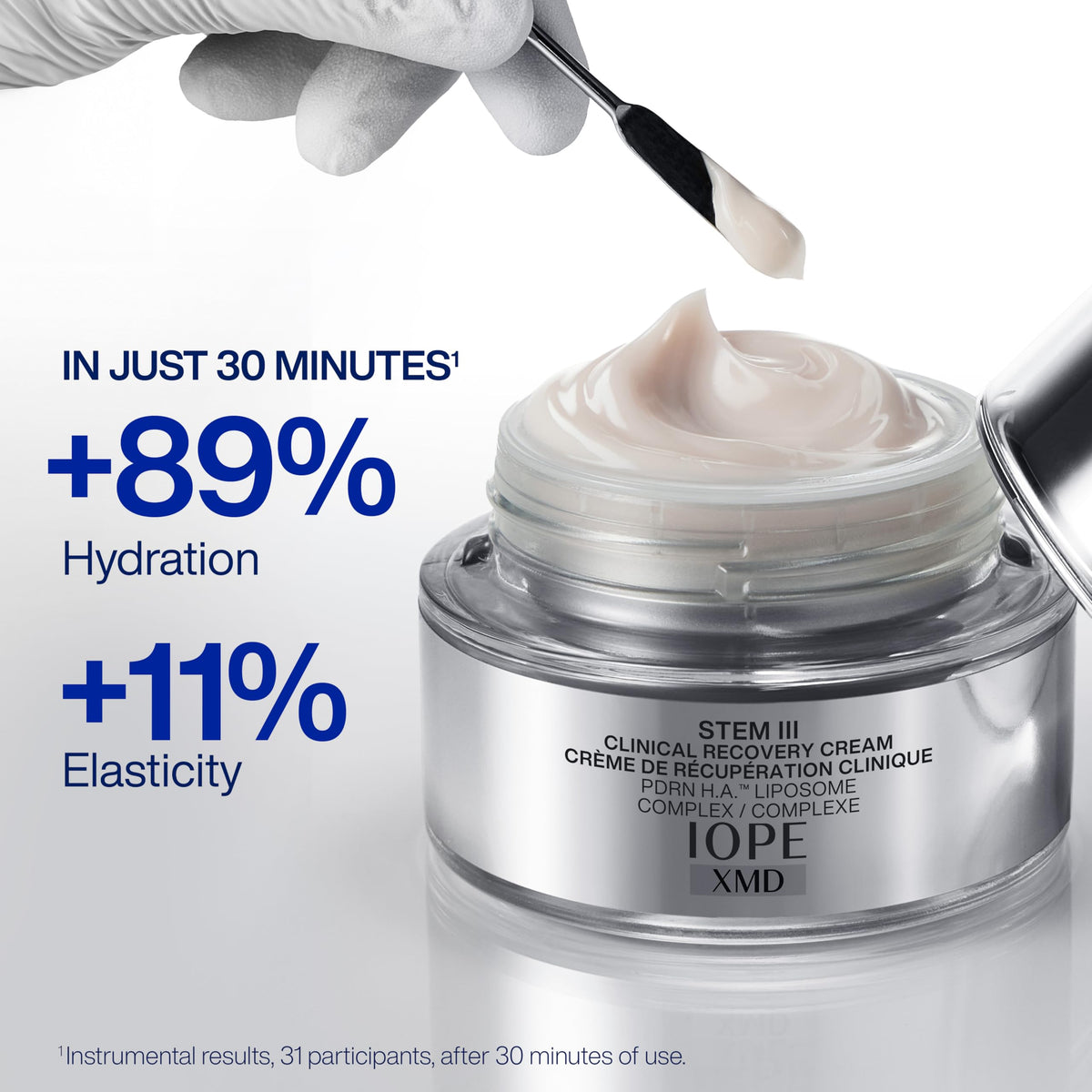 IOPE PDRN ingredient jar emphasizing barrier-supporting benefits