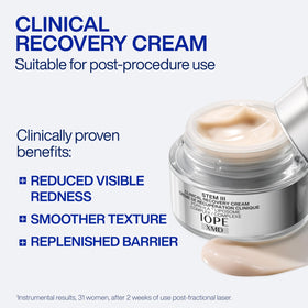 IOPE cream texture close-up highlighting lightweight soothing hydration