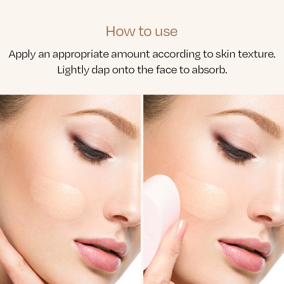IPKN BB Cream applied to half face showing natural coverage