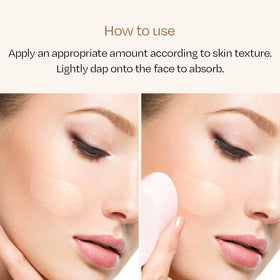 IPKN BB Cream applied to half face showing natural coverage