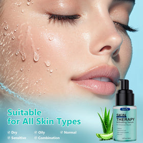 Ipsify bottle on bathroom counter as part of a daytime skincare routine for layering simplicity