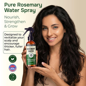 IQNATURAL scalp application showing targeted misting and easy massage benefit