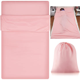 Irenare front view sleep sack in pink showing full coverage and protection