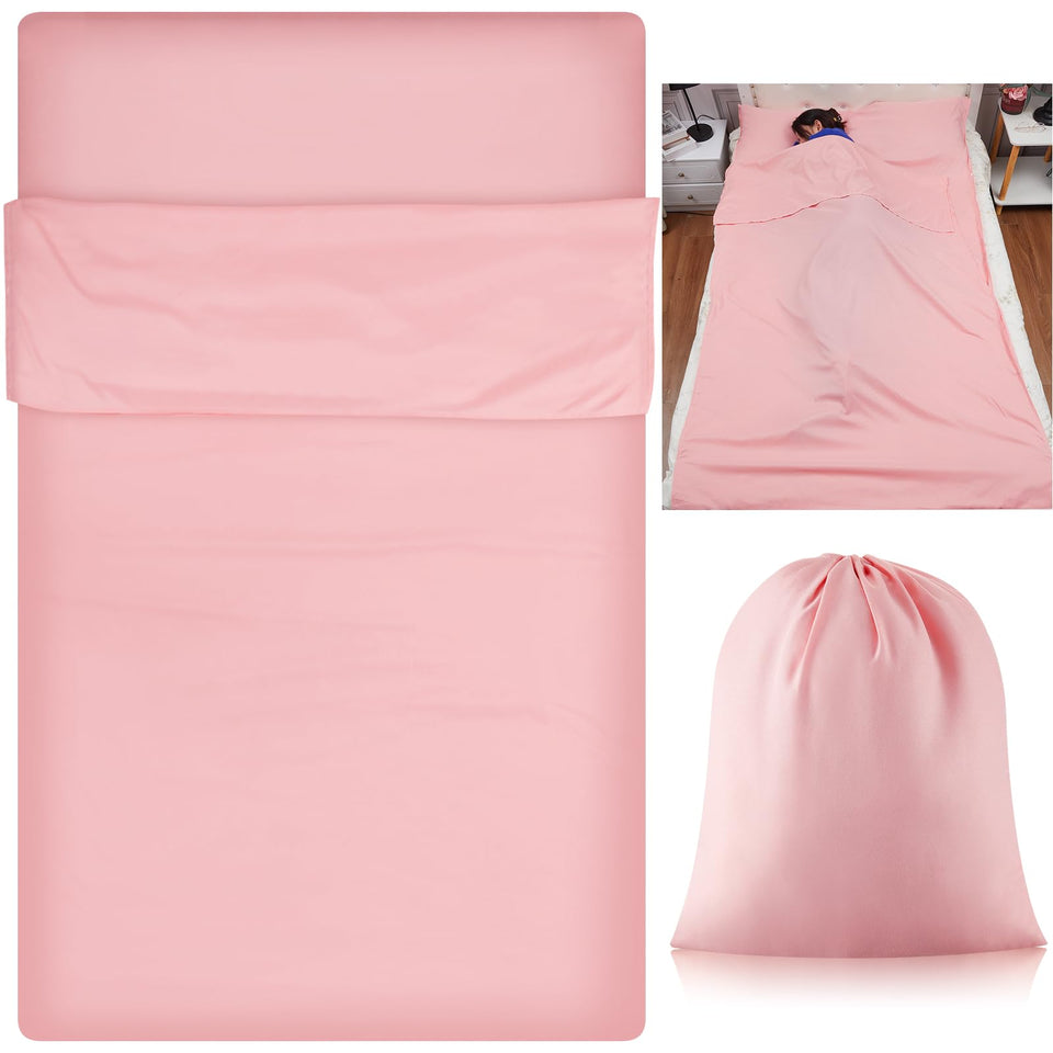 Irenare front view sleep sack in pink showing full coverage and protection