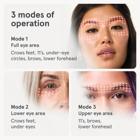 iRestore mask displayed with serums indicating complementary skincare routine benefit