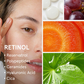 iRestore gel texture close-up showing lightweight absorbent formula for fast hydration