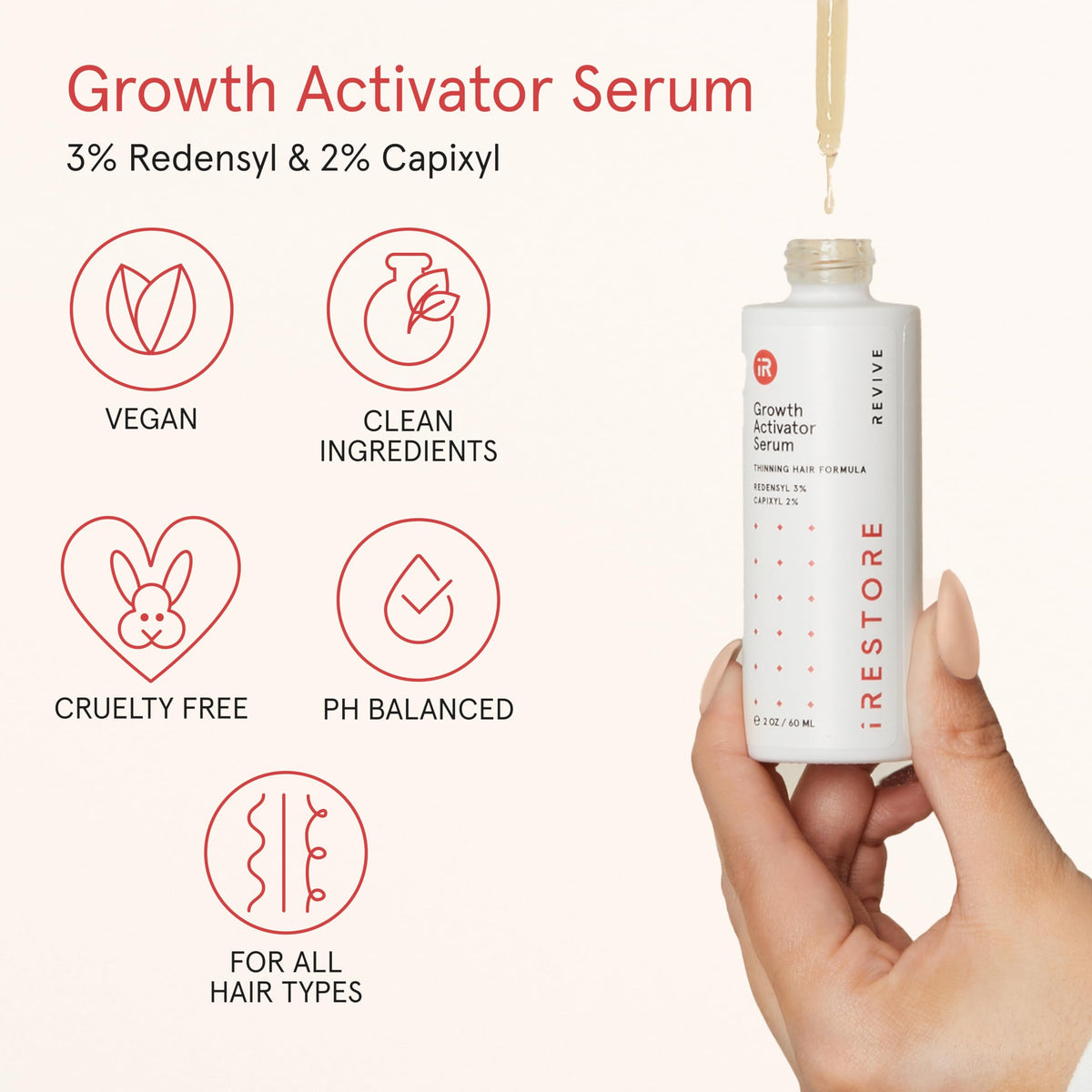 iRestore scalp application demonstration for targeted hair support