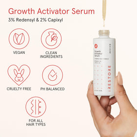 iRestore scalp application demonstration for targeted hair support