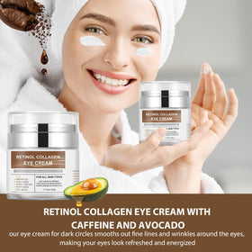 IREV ingredients display with avocado and vitamin C emphasizing hydration benefits