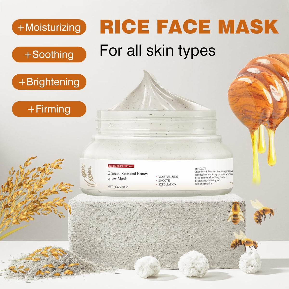 IREV label close-up highlighting product name and calming formula