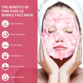 IREV unfolded sheet mask ready to apply highlighting texture and fit