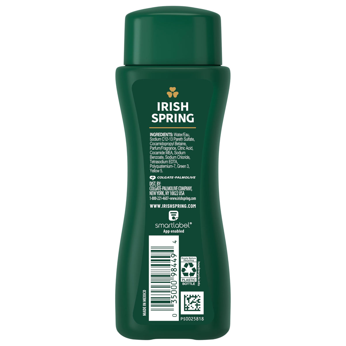 Irish Spring applied to hand demonstrating quick face and body use