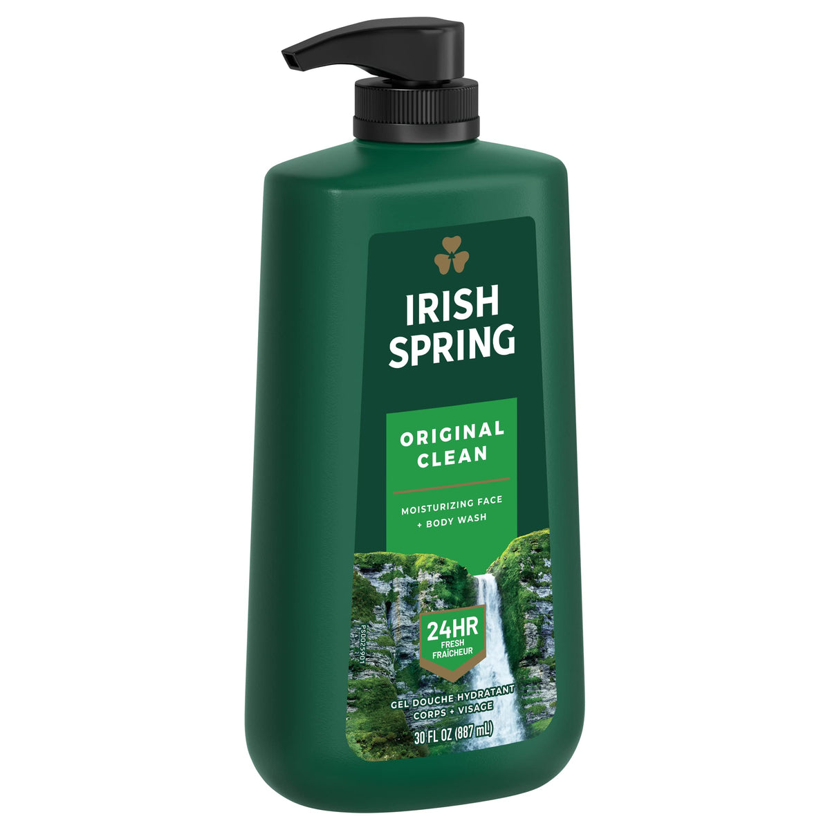 Irish Spring label and ingredients visible for transparency and simple formula
