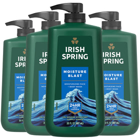 Irish Spring front pump bottle showing label and size for easy identification