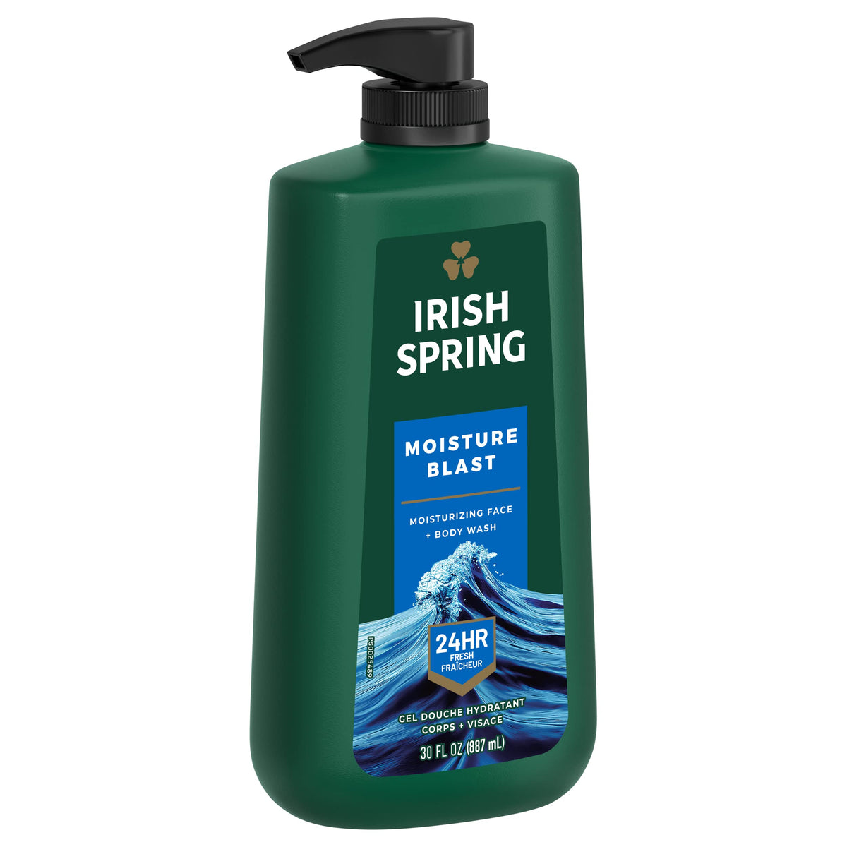 Irish Spring lather texture producing foam to show rich cleansing action