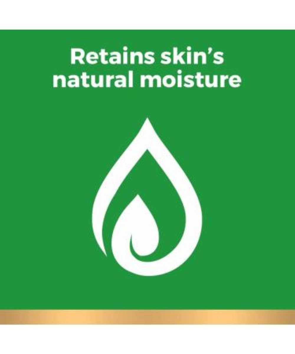 Irish Spring gel texture on hand showing moisturizing, non-drying finish