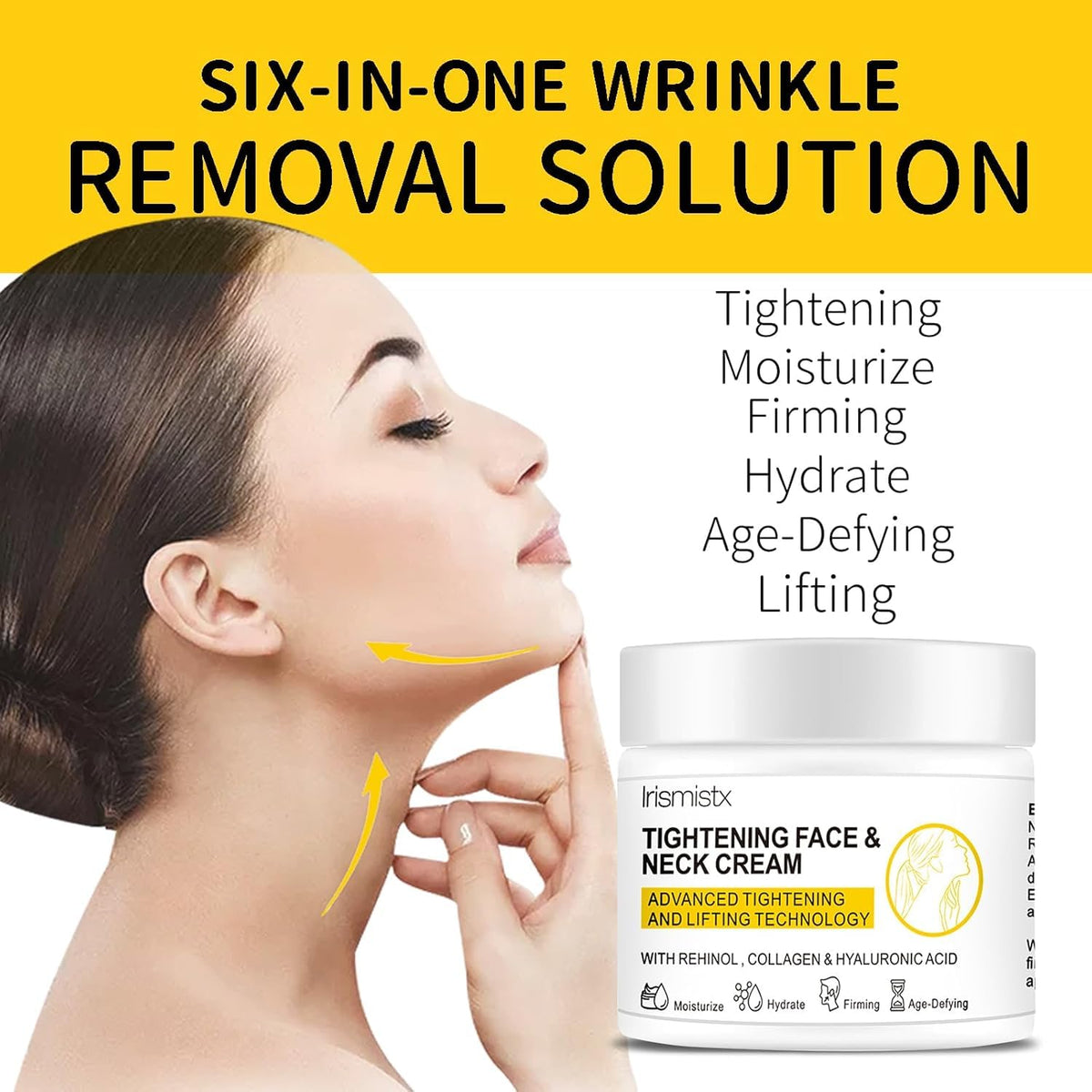 Irismistx close-up cream texture highlighting rich hydration benefit