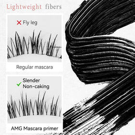 Generic Iron Wand Mascara tube open detail highlighting applicator and controlled pickup
