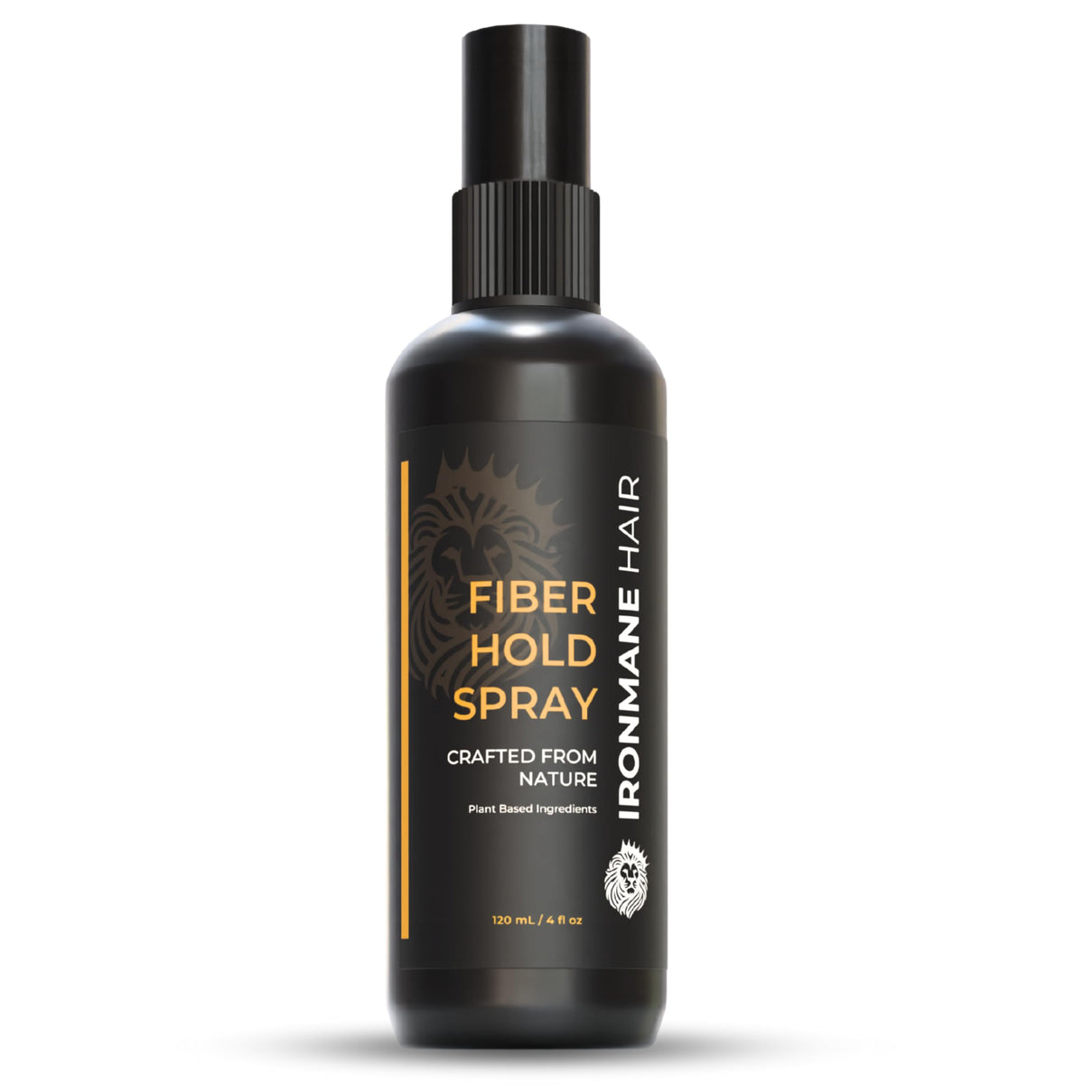 IRONMANE front bottle view showing clean packaging and natural claim