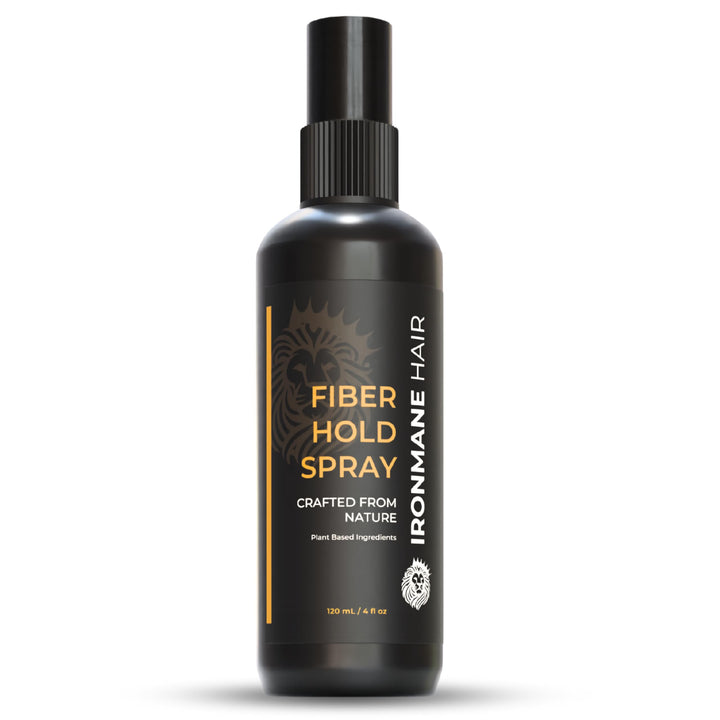 IRONMANE front bottle view showing clean packaging and natural claim