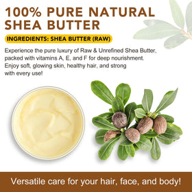 IRSRDOQU open jar texture close-up displaying rich creamy shea balm for moisturization