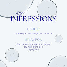 iS CLINICAL dropper dispensing serum highlighting precise application benefit