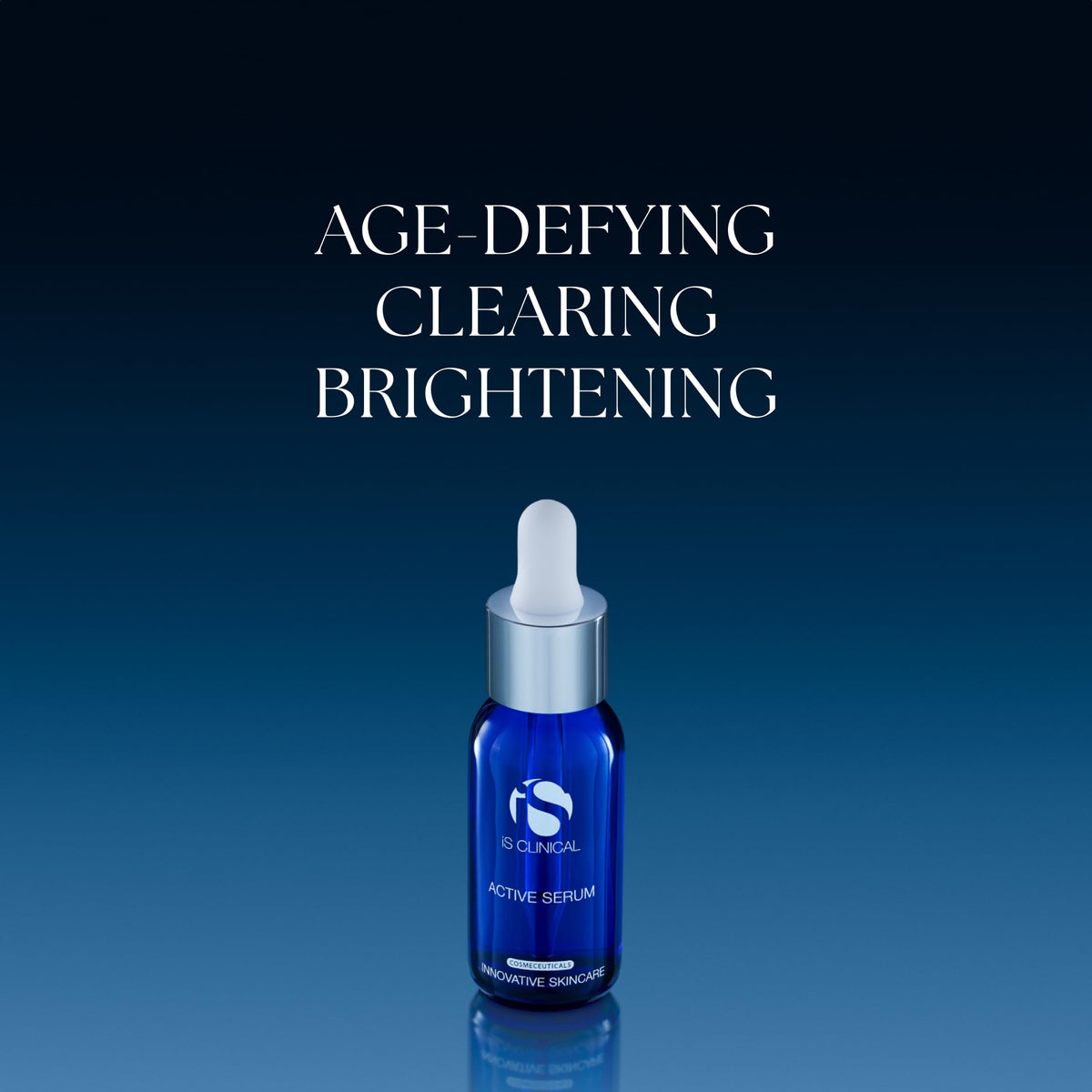 iS CLINICAL texture close-up illustrating lightweight absorbent finish benefit