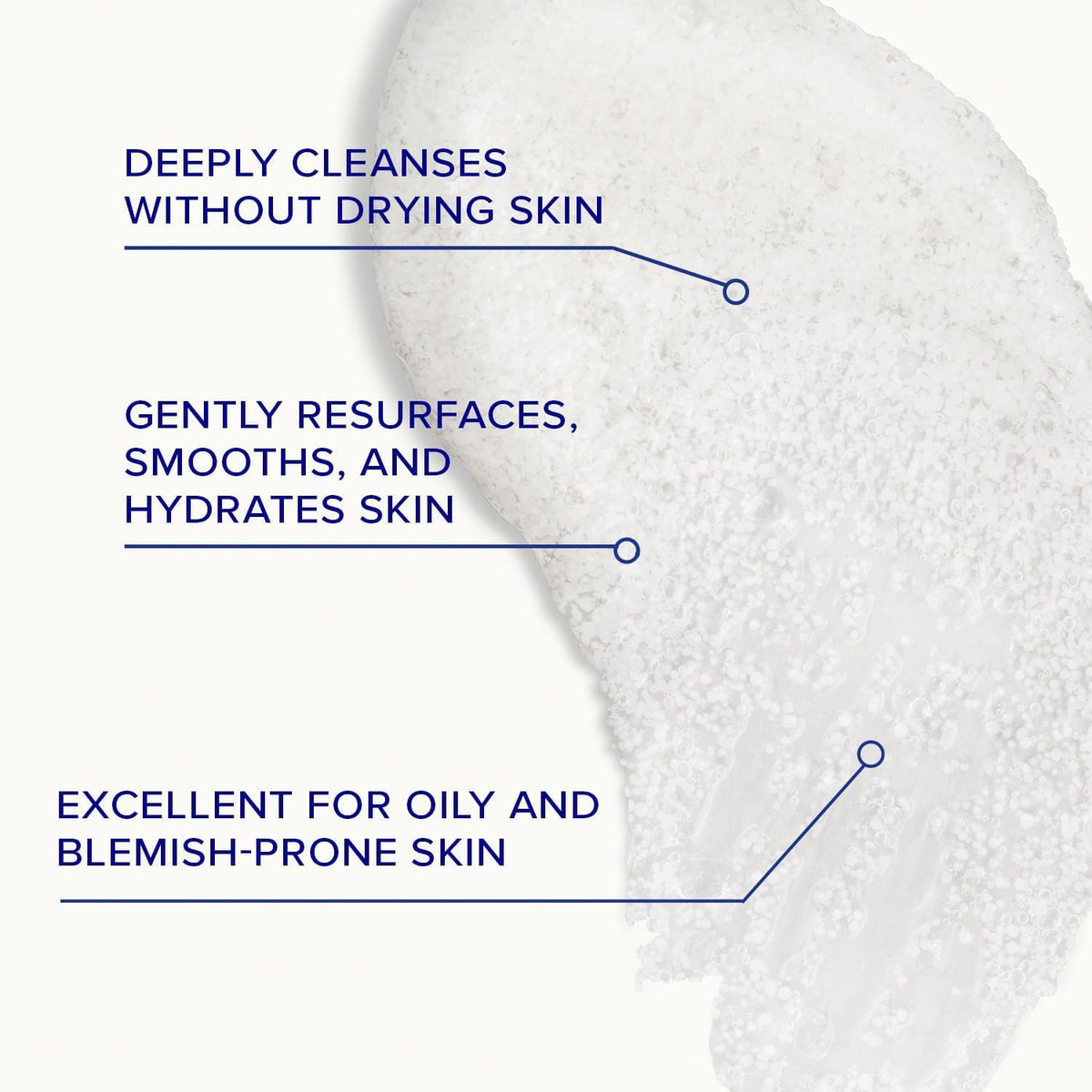 iS CLINICAL image of cellulose and jojoba microspheres showing non-abrasive polish