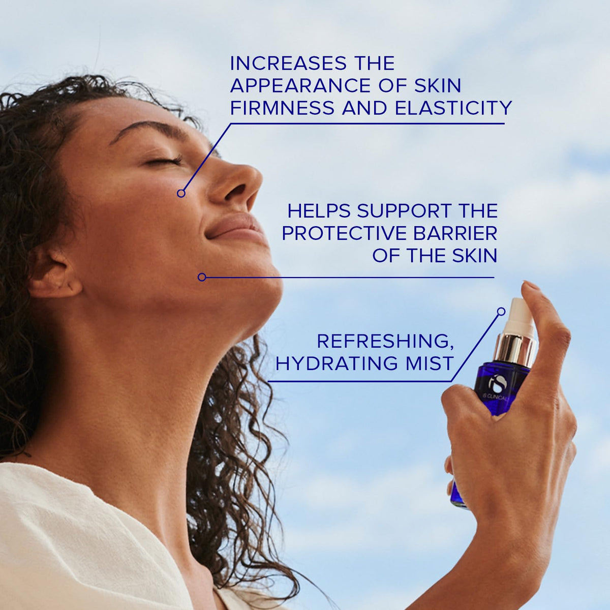 iS CLINICAL close-up of label highlighting copper and antioxidant benefits