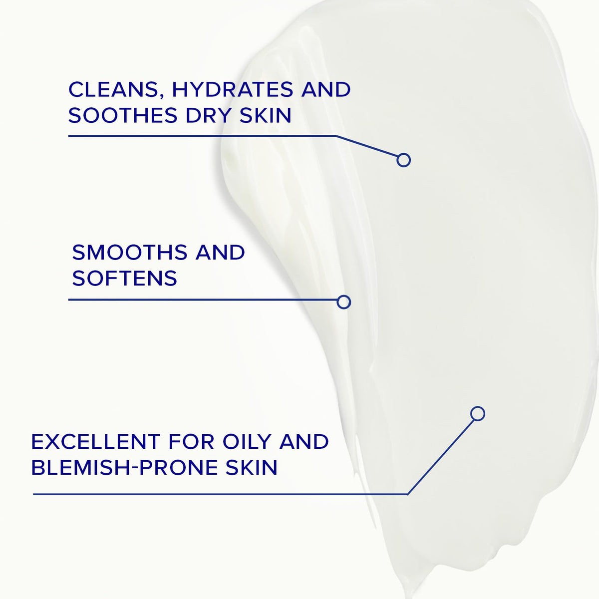 iS CLINICAL creamy texture close-up illustrating hydrating formula benefits
