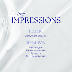 iS CLINICAL gel texture close-up demonstrating lightweight, non-drying formula