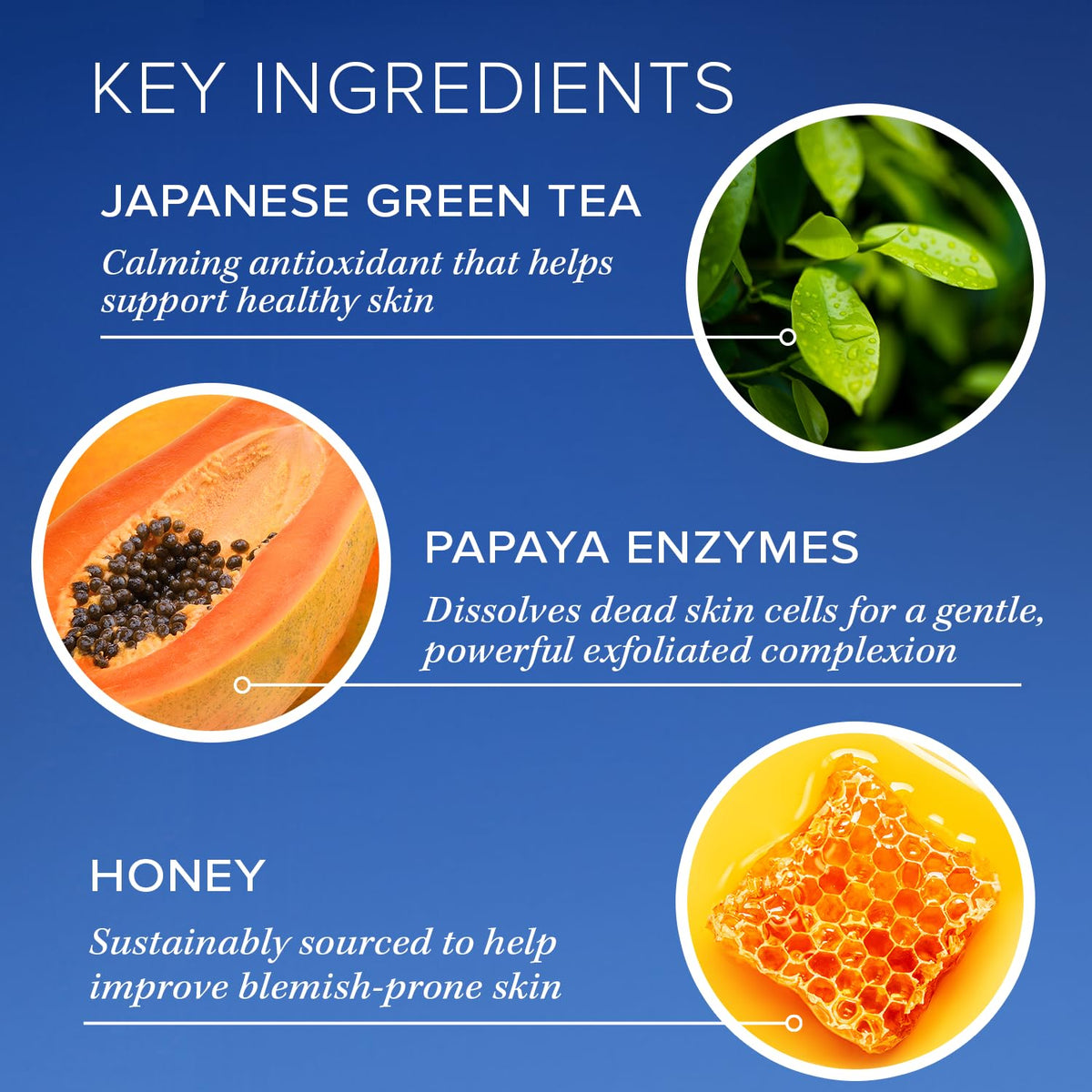 iS CLINICAL raw honey and royal jelly ingredients highlighting nourishing benefit